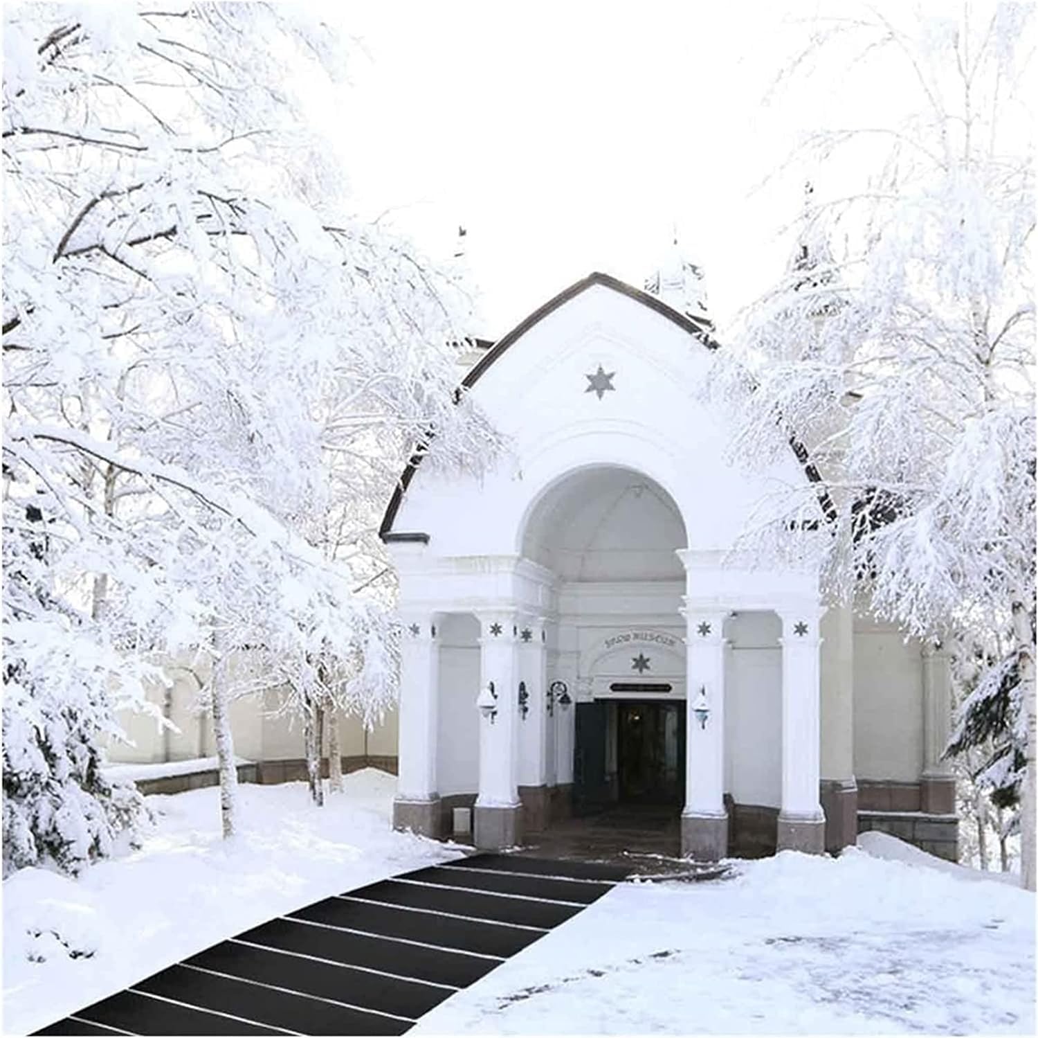 Snow Melting mats, Stairs Non-Slip Heating Mats, Ice Melting Mats, for Winter Outdoor Stairs, Steps, Doorways (Size : 30x60inch)