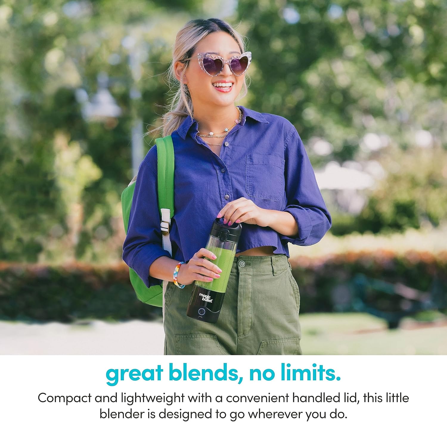 magic bullet Portable Blender MBPB50100AK Black