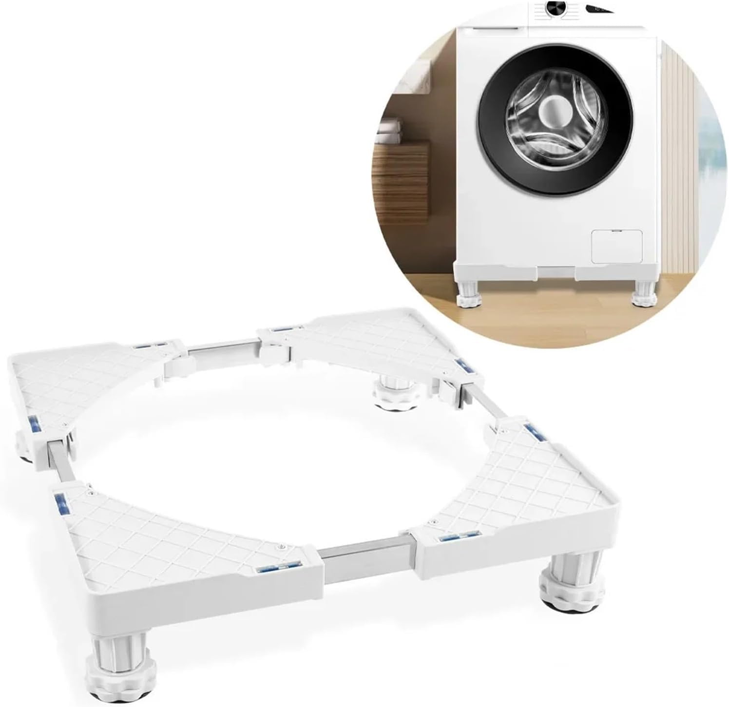 Washing Machine Stand Anti Vibration Feet Pads Movable Appliance Stand Laundry Pedestal Washing Machine Base Furniture Pad