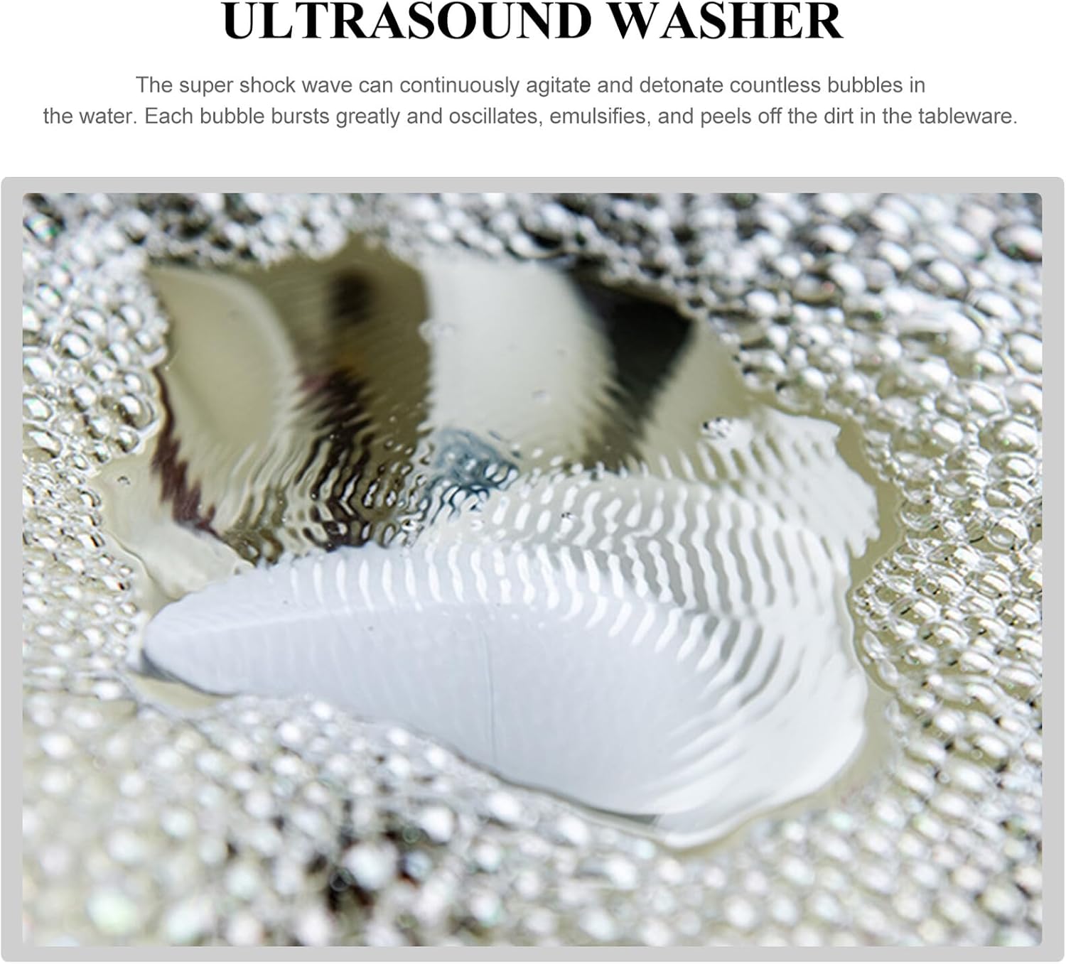 BESPORTBLE Portable Ultrasonic Mini Washing Machine with High-frequency Vibration for Clothes Cleaning Abs Material Energy-saving Design for Travel Home and Outdoor Use