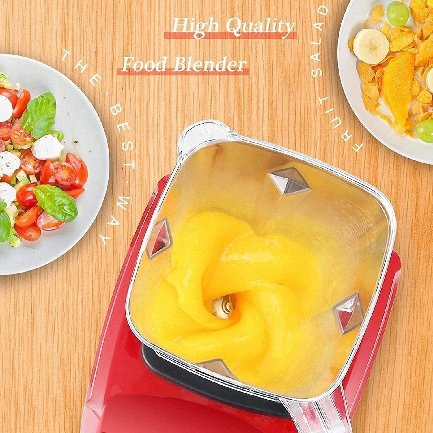 Home Small Ice Crusher, Milkshake Smoothie 1000 W Blender, High Speed Ice Crusher 2L Home Heating Automatic Cooking Machine