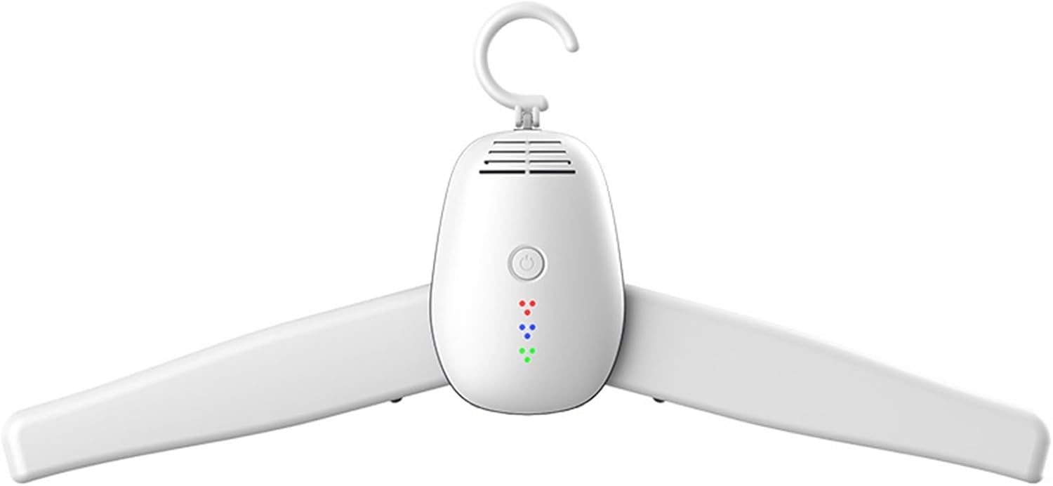 Travel Clothes Dryer - Portable Drying Rack, Electric Mini Clothes Shoe Dryer Machine for Apartment, RV, Dorm, Heated Clothes Airer, Fast and Easy to Use/Store, Low Noise, Foldable