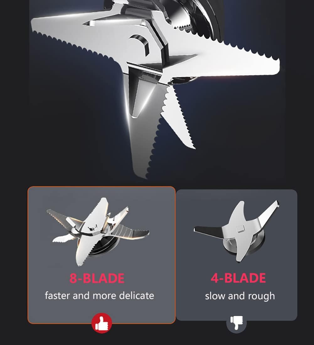 Joydeem Countertop Blender VK-1802, Cooking Blender for Soy Milk Soup Porridge and Milkshake, Juicer with Vacuum Pump, Support Pre-set & Keep Warm, 59Oz,1000W, Black