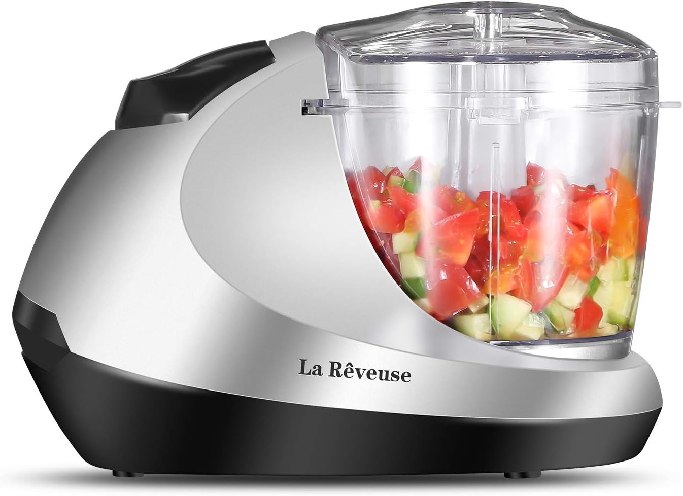 La Reveuse 250W Smoothie Blender (Black) + La Reveuse Small Food Chopper (Silver)