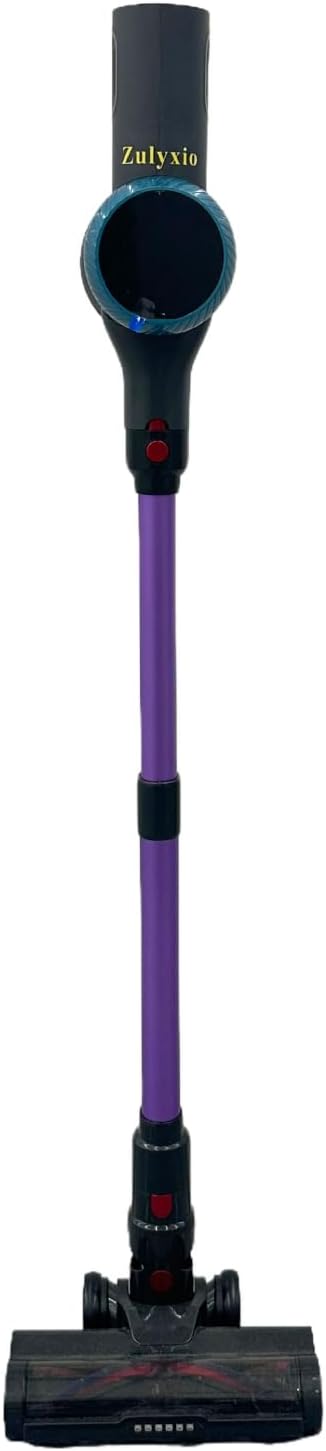 Zulyxio Cordless Vacuum Cleaner - 580w Powerful Suction Stick Vacuum Cleaners for Home with 65mins runtime, 3 Modes, OLED Display, led Headlight for Hardwood Floors and Carpet
