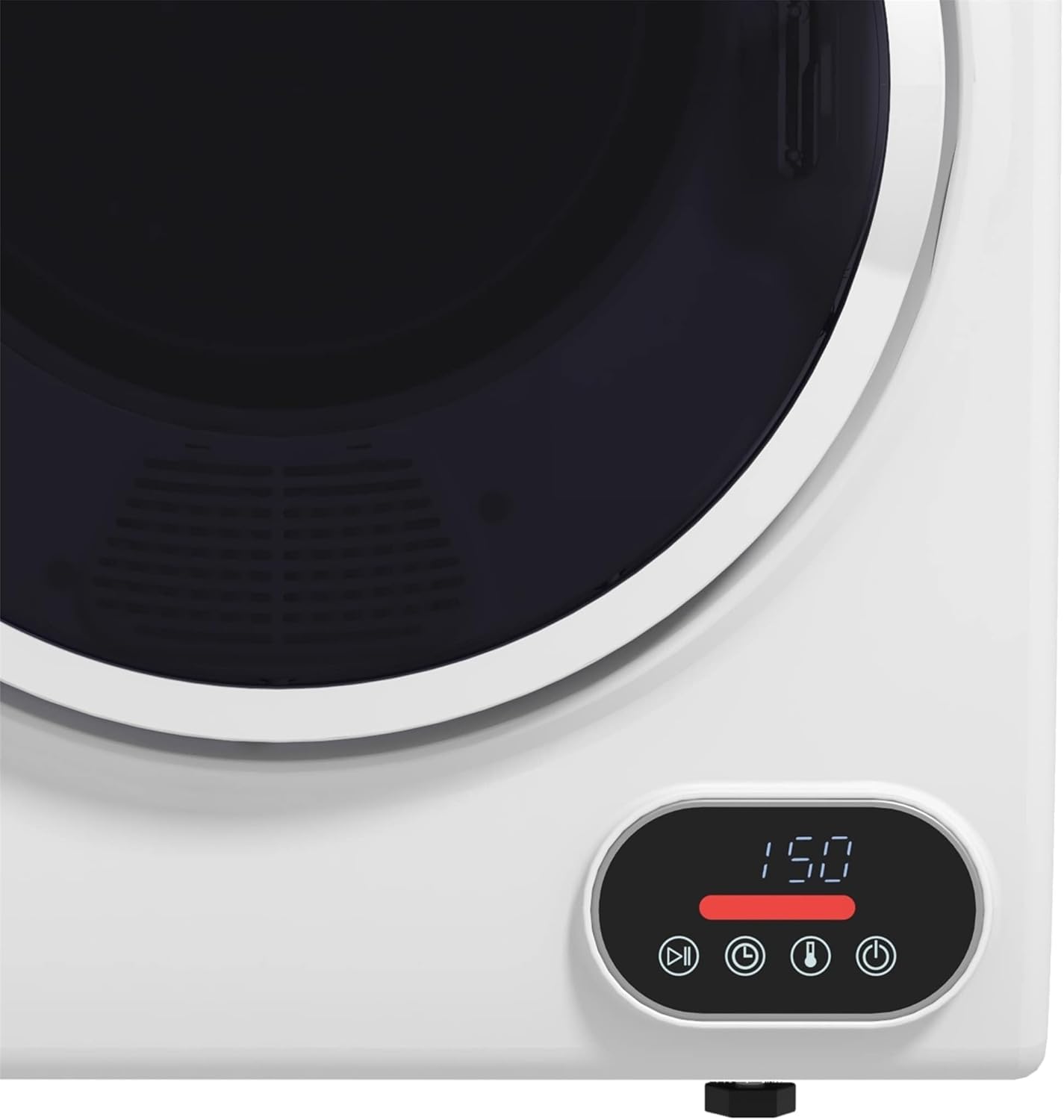 Laundry Dryer with Intelligent Drying White Stainless Steel