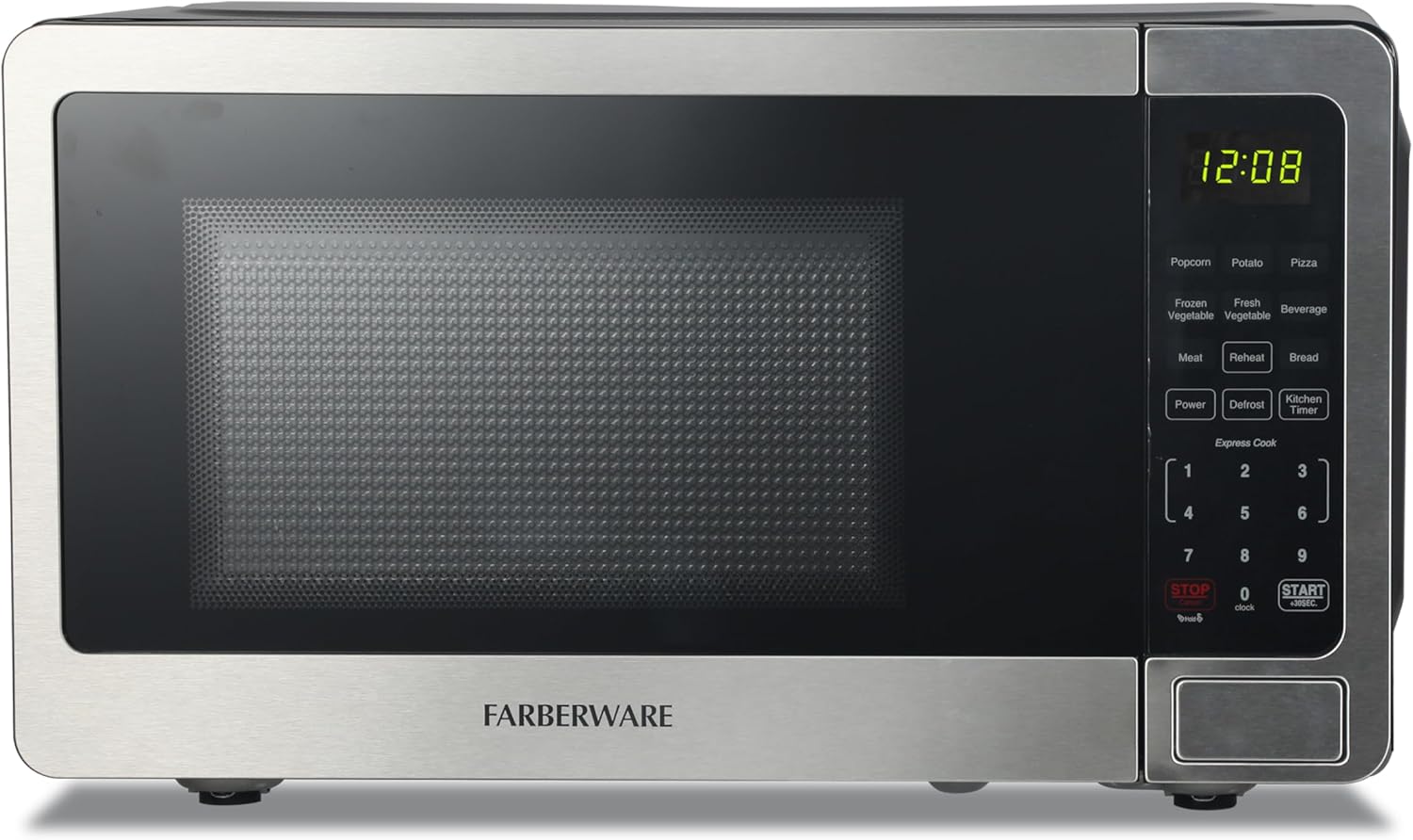 Farberware FMO07WLBKSS Microwave, Stainless Steel