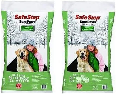 North American Salt 56720 Sure Paws Ice Melter, 20-Pound, 2 Pack (New Version)