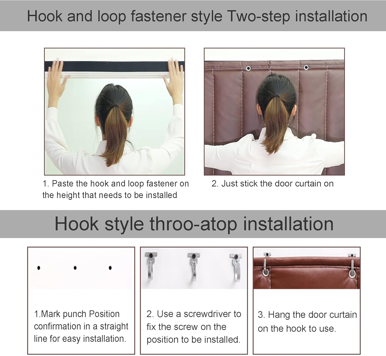 Thermal Insulated Blackout Door Curtain,Soundproof Blanket For Doorway,Winter Doorway Cover Screen Door Curtain,Thick Thermal Fabric Door Cover,for Accordion Door,temporary Door,Air Conditioner Room (