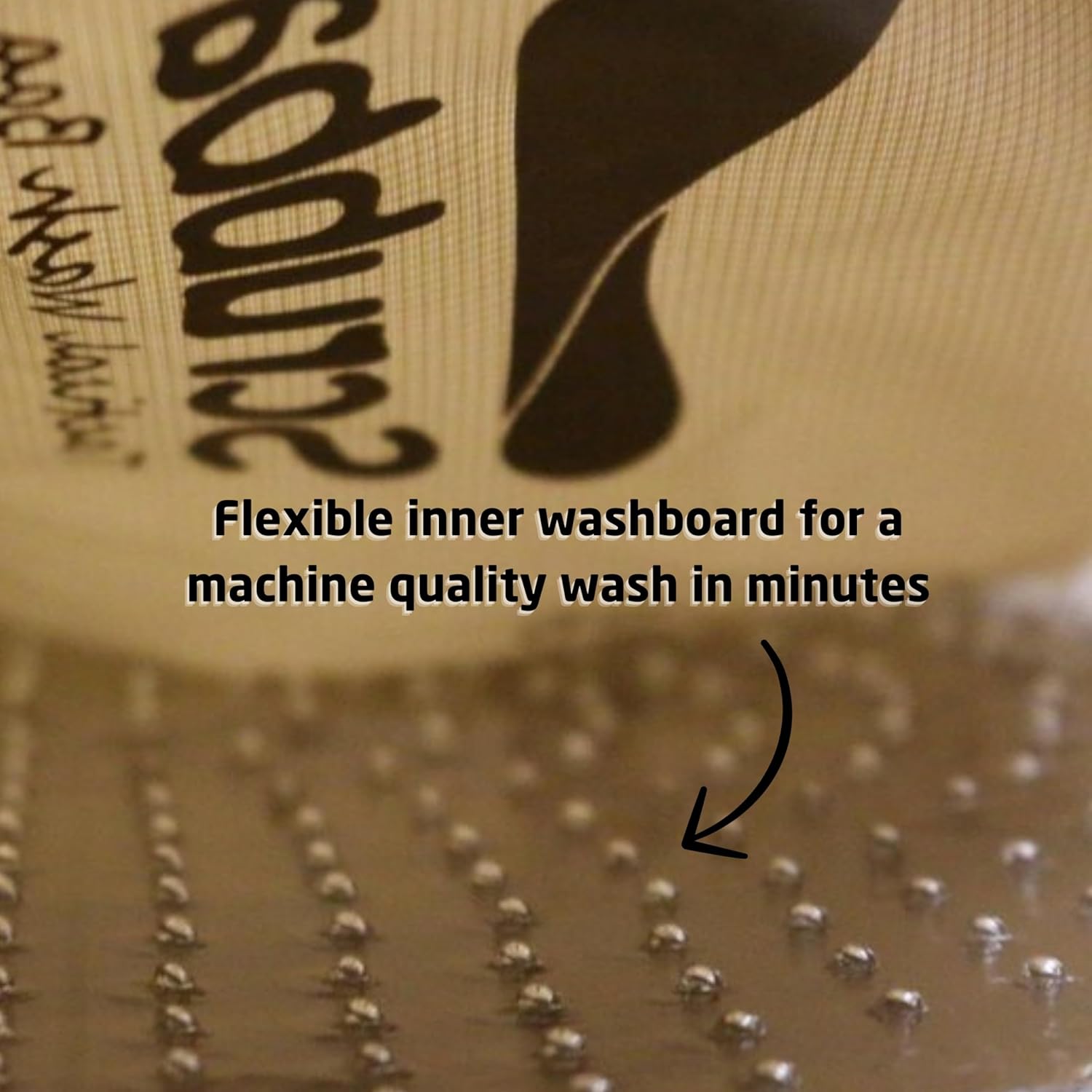 Scrubba Tactical Wash Bag Portable Washing Machine - Lightweight Manual Washing Machine for Travel, Camping, Laundry, Clothes - Camping Accessories, Gift - use with Laundry Detergent/Sheets - 5.6 oz.