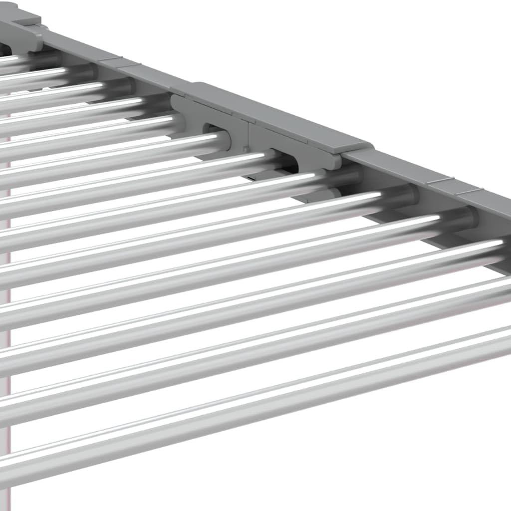 vidaXL - Classic Aluminum Laundry Dryer with Ample and Adjustable Hanging Space, Lightweight and Durable with Self-Protecting Oxide Layer, Easy Assembly Required