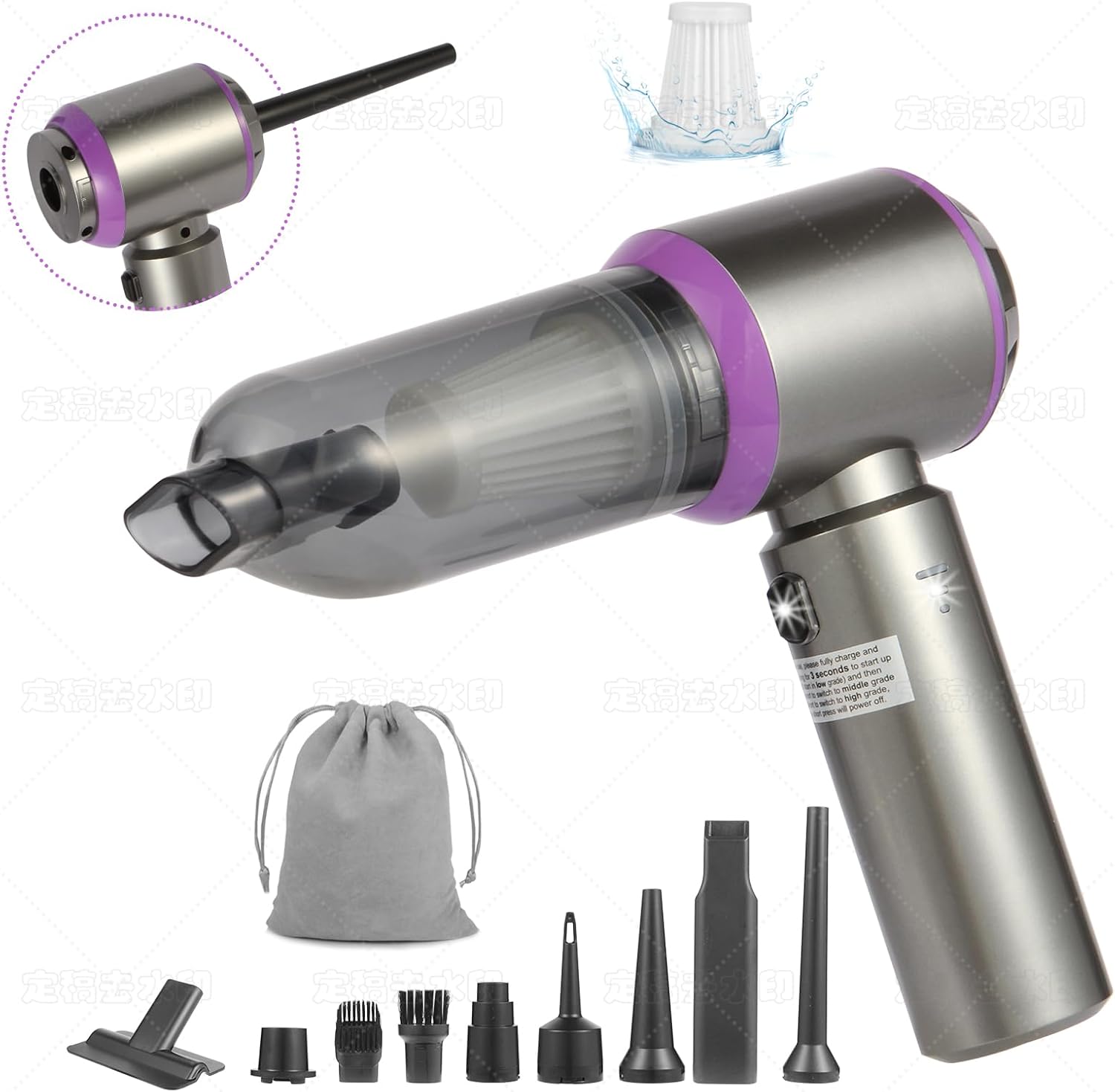 Handheld Car Vacuum Cleaner（Black）