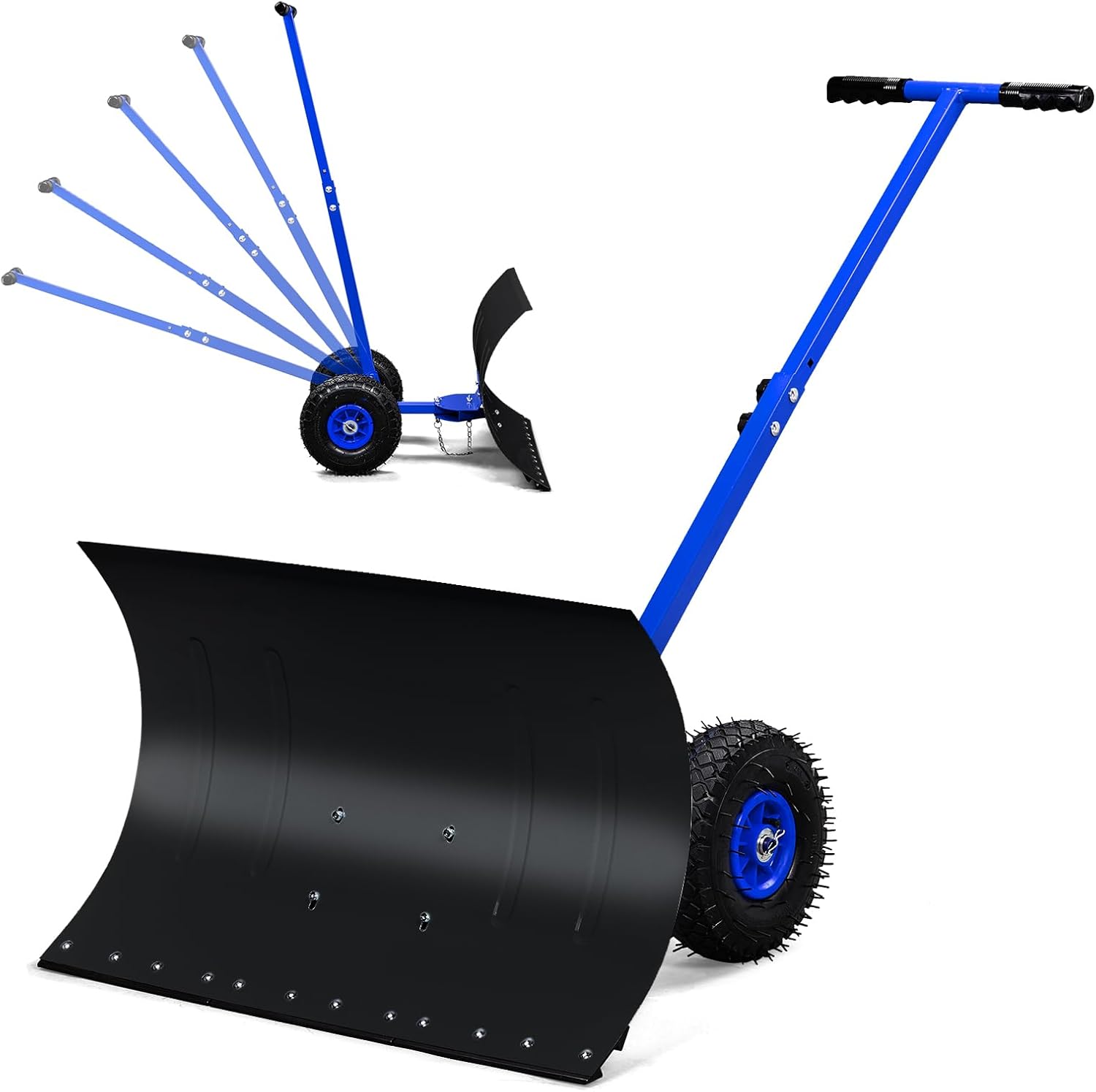 Outvita Snow Shovel with Wheels, 29