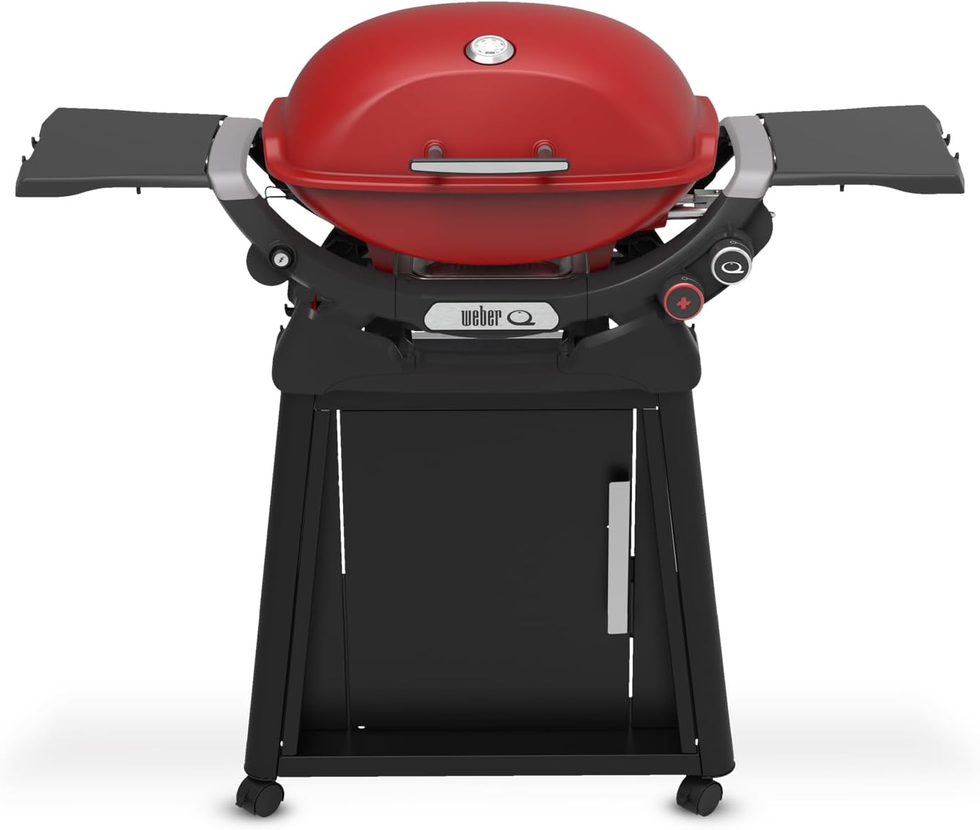 Weber Q 2800N+ Liquid Propane Grill with Stand, Flame Red