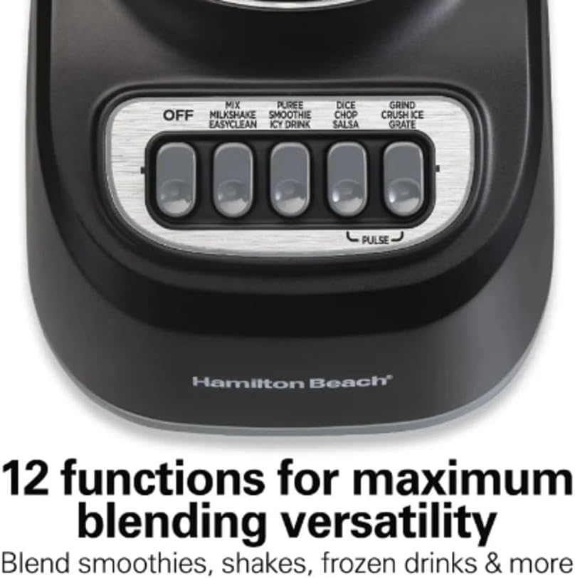 Beach Smoothie Blender, 48 oz. Jar, 12 Blending Functions (White)