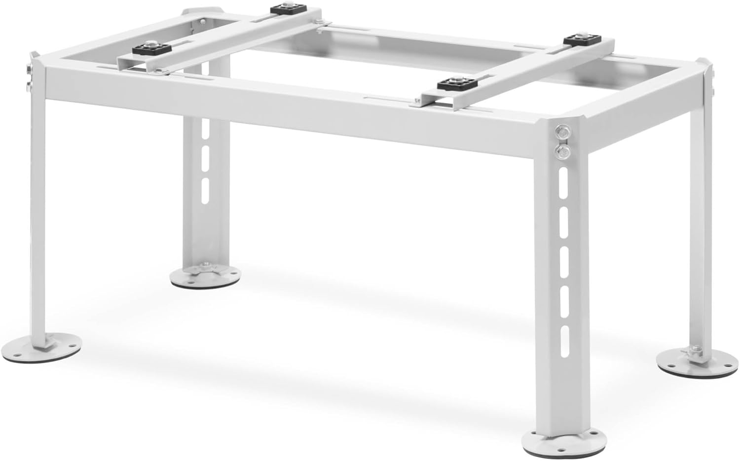 Della Mini Split Ground Stand for 9000-18000 BTU Ductless Air Conditioners Heat Pumps System & HVAC, Heavy Duty Steel Powder Coated, Adjustable Width Mini Split Condenser Stand, Max Load: 396 LBS