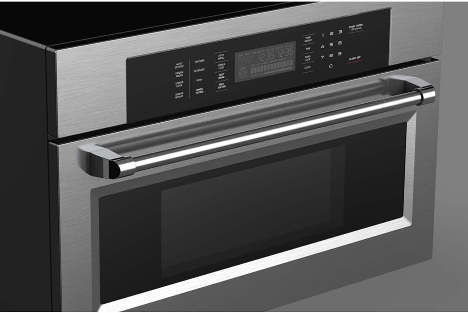 Kucht 30in 1.6 Cu. Ft. Stainless Steel Air Fryer and Convection Built In Microwave