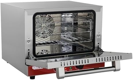 Kratos Commercial Oven, Quarter Size Electric Countertop Convection Oven, Holds Three Quarter Size Sheet Pans, 120V (29M-001)