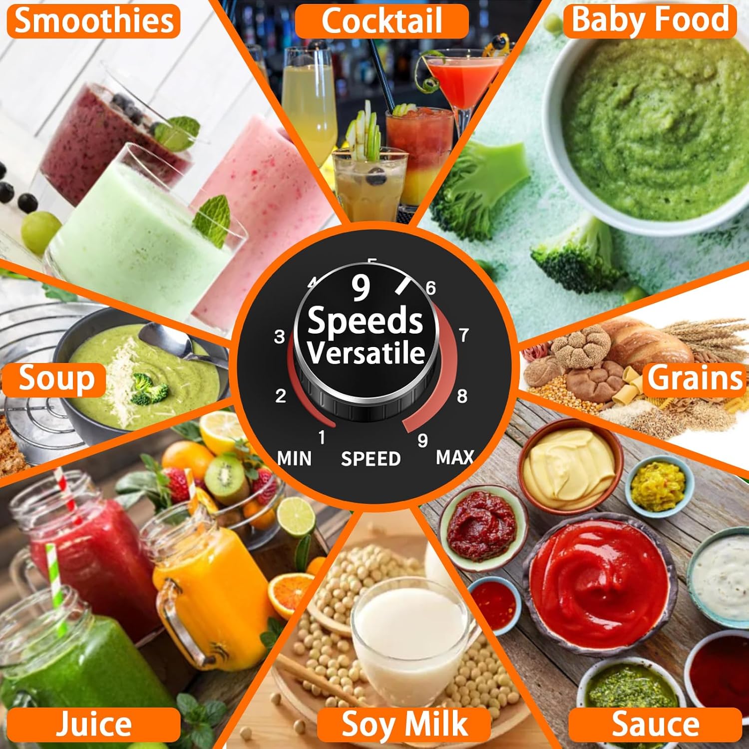 Professional blender, Commercial Blender, Smoothie Blender with Full Soundproof Shield,Quiet Blenders, Heavy Duty Blenders with Strong and Quiet Professional-Grade Power, Self-Cleaning, 70 Oz, 2200W