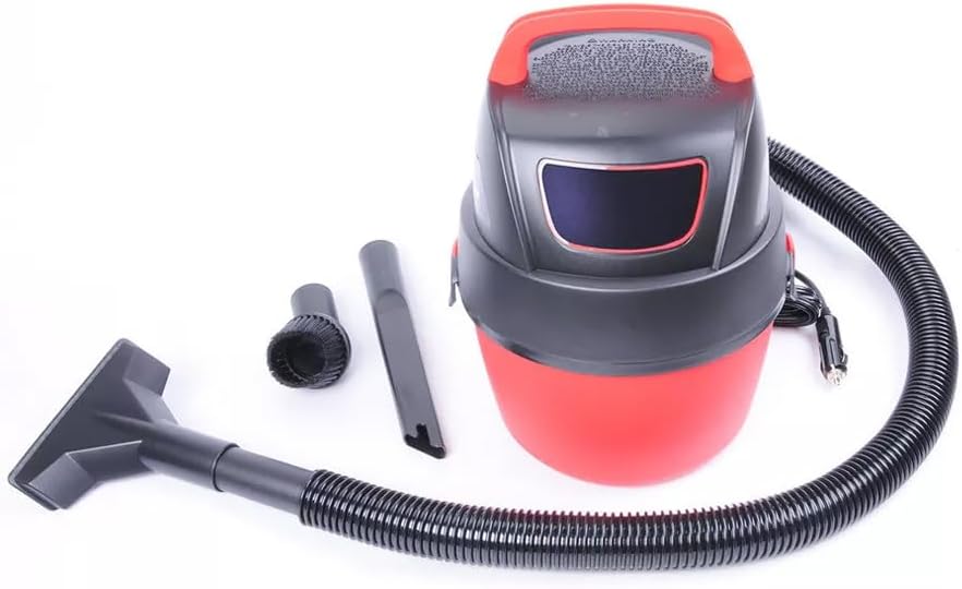 Red Car Vehicle Wet Dry Vacuum Cleaner High Per for mance Motor Mini Portable