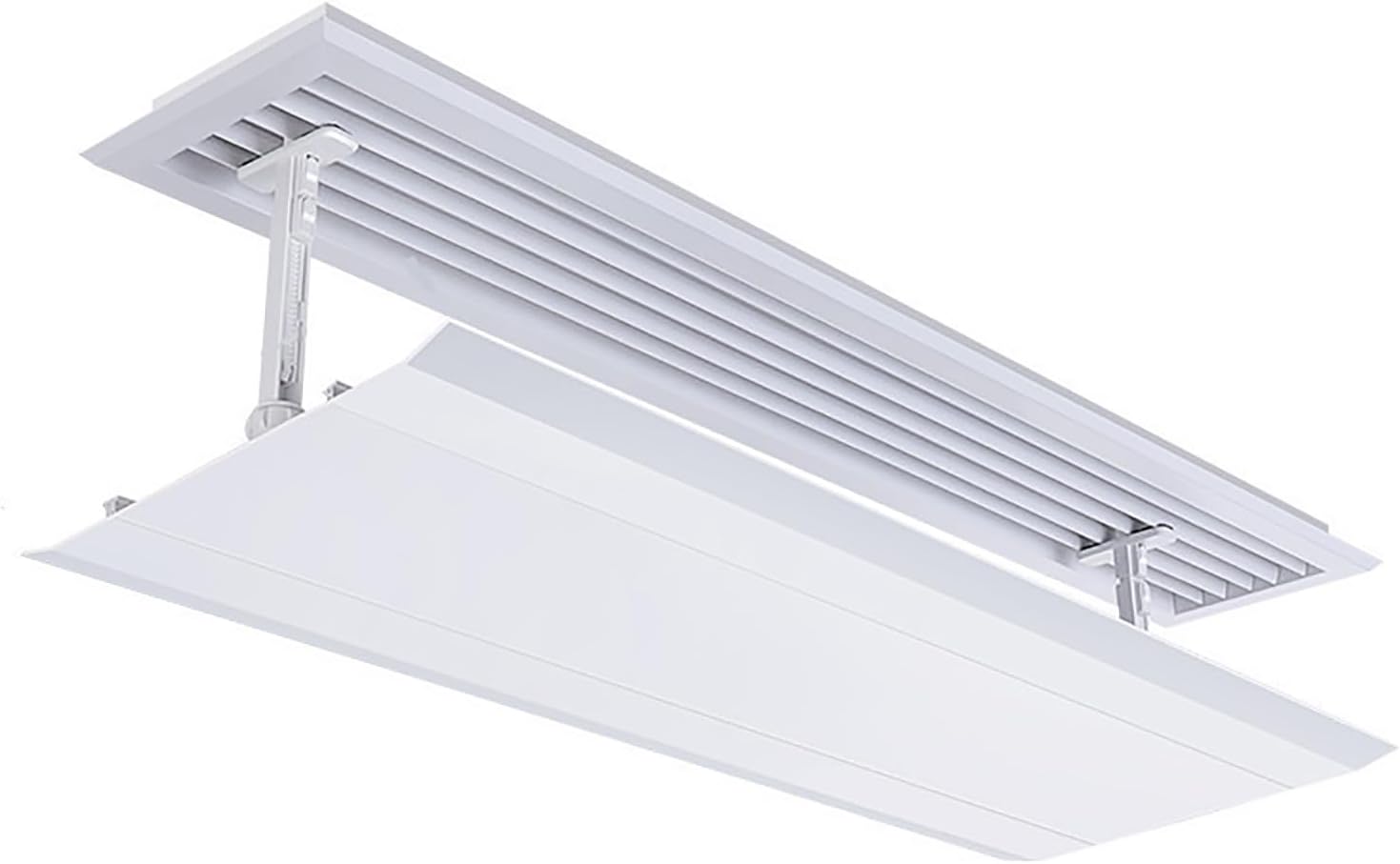 Top Central Air Conditioner Vent Deflectors, Wider Air Conditioning Deflectors For Central Ceiling Prevent Direct Air Blowing for Home, Office