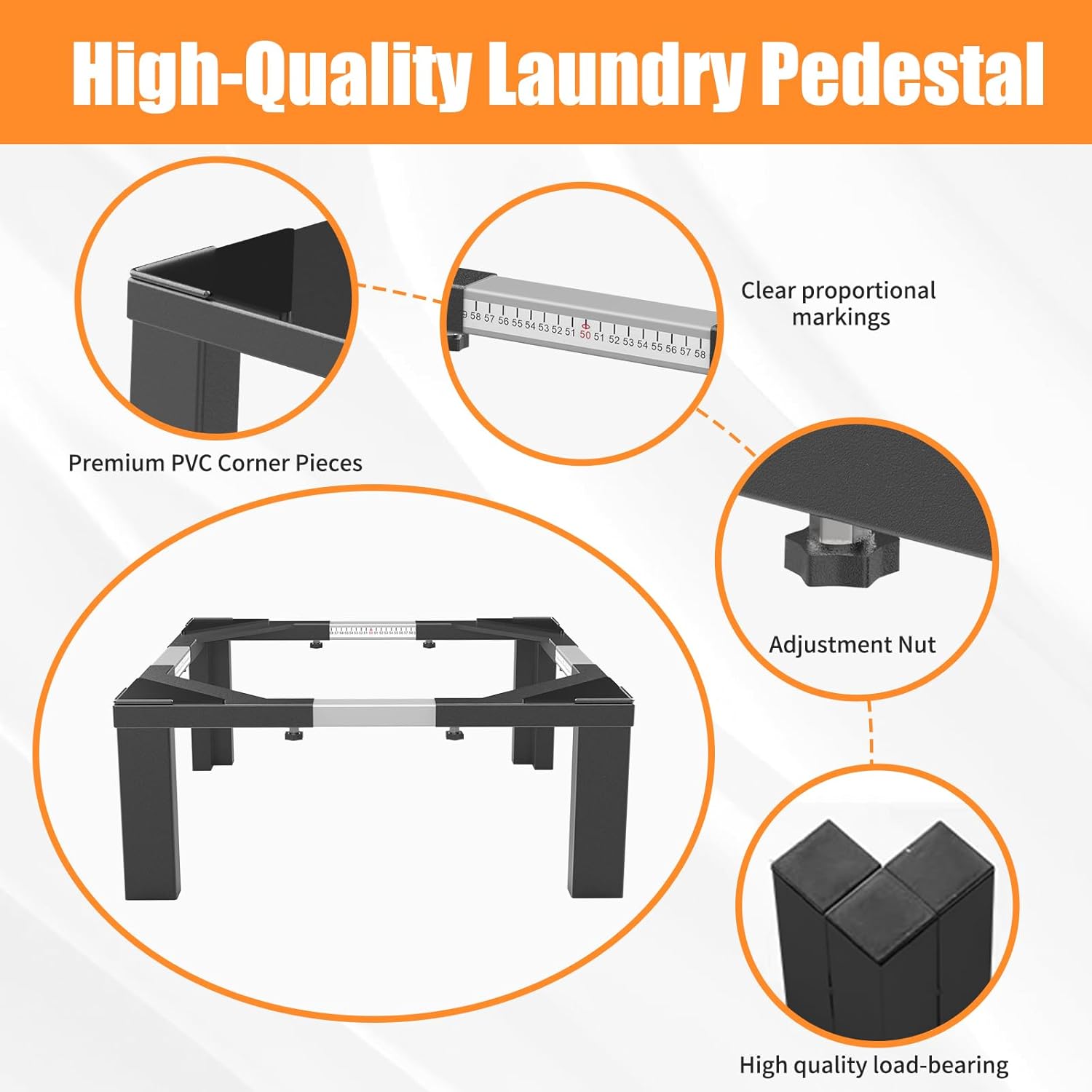 Heavy-Duty All Steel Universal Laundry Pedestal 16