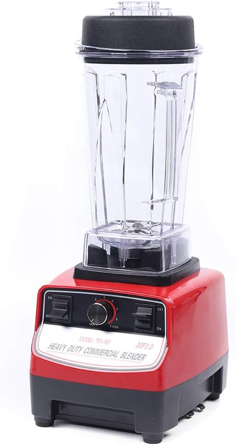 Professional Countertop Blender - 3HP 2200W High Speed 45000RPM Smoothie Maker - 2000ml for Soup, Fish, Ice, Frozen Desserts