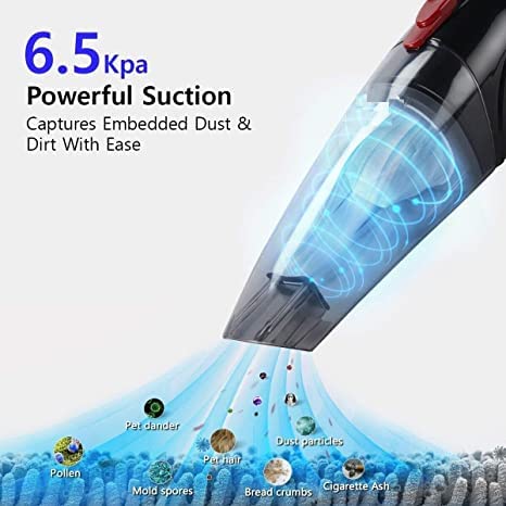 Handheld Vacuum Cleaner, Lightweight & Durable Body, Small/Mini Size 800 Watts