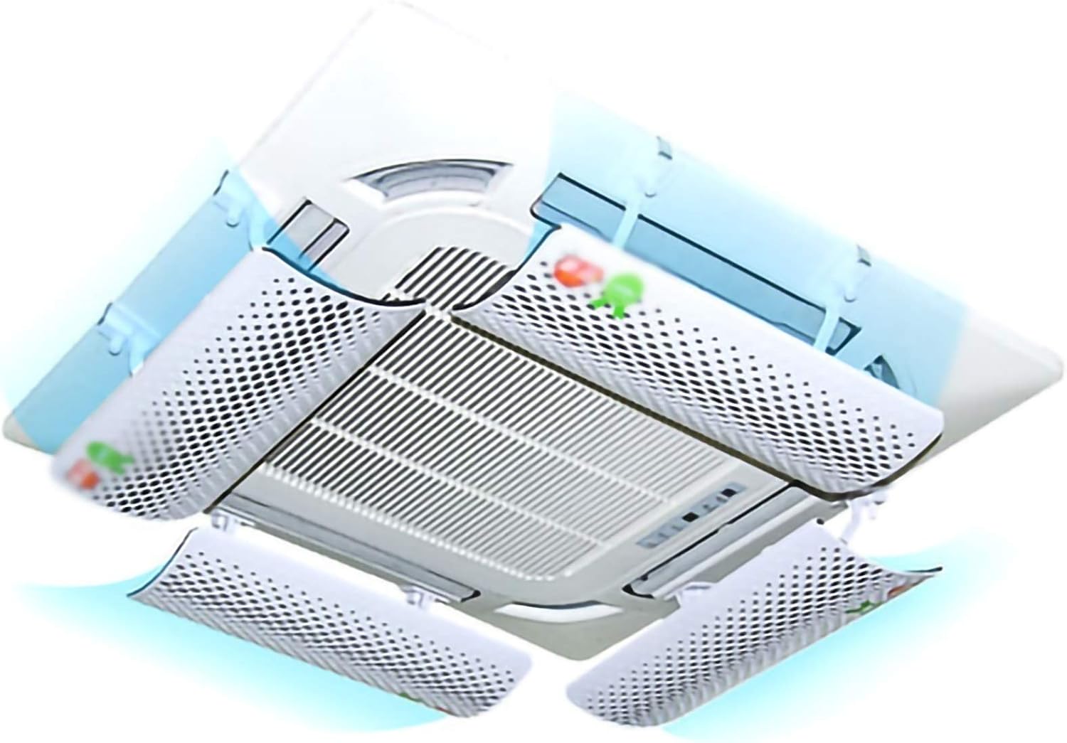 Air conditioner windshield 1PC Air Conditioner Cover Air Conditioning Wind Deflector Central Air Conditioning Prevent Wind Deflector Blowing Direct Deflector