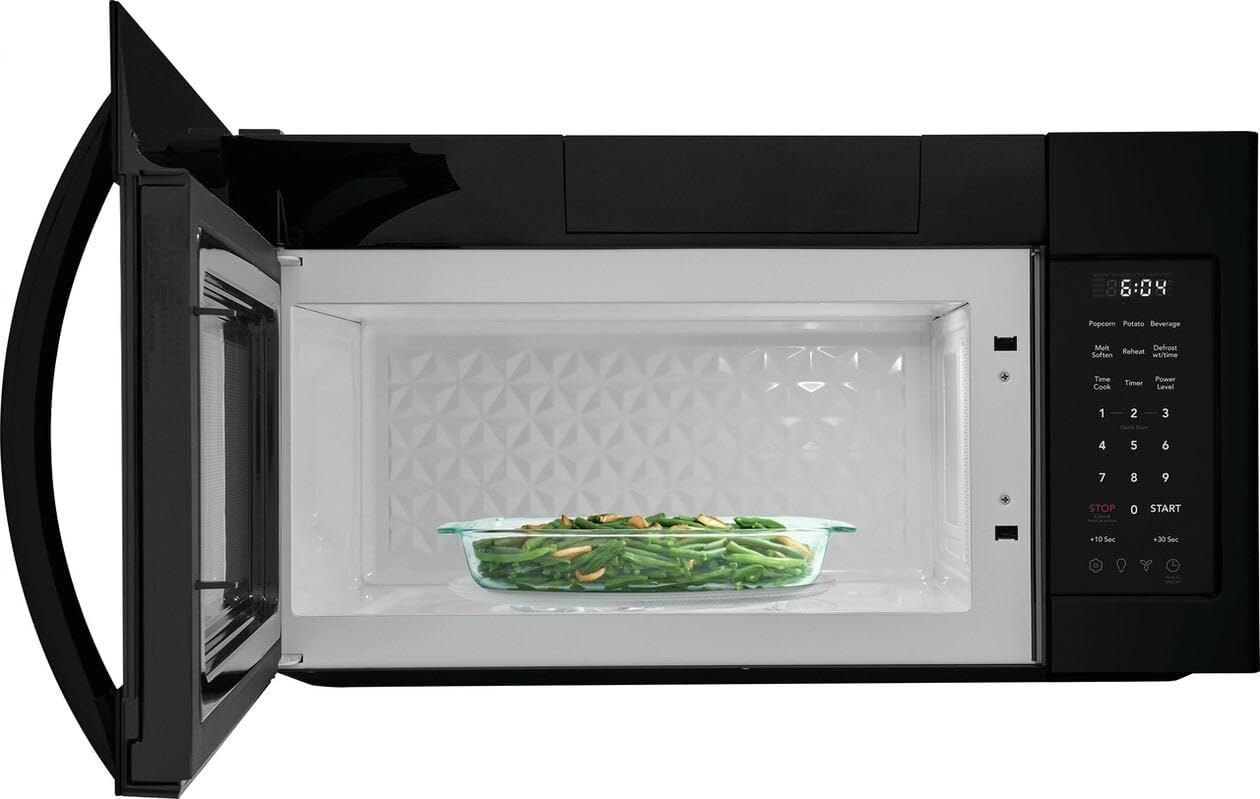 Frigidaire FMOS1846B 30 Inch Wide 1.8 Cu. Ft. 1500 Watt Over the Range Microwave LED Lighting - Black