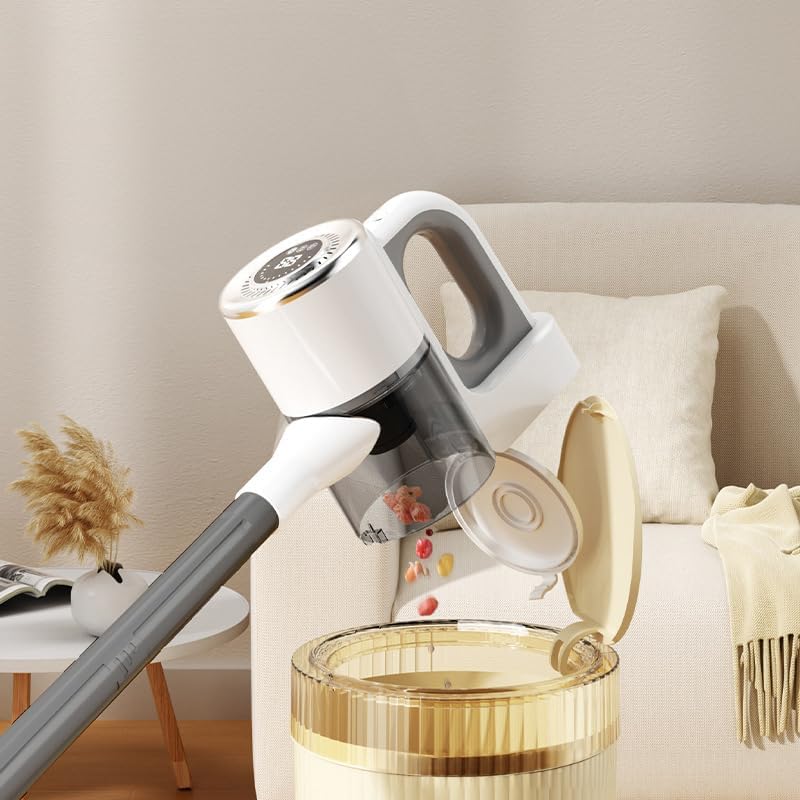 Cordless Stick Vacuum Cleaner, 50 Minutes Runtime, Rechargeable, Tangle-Resistant Design for Carpet, Hard Floor, Pet Hair