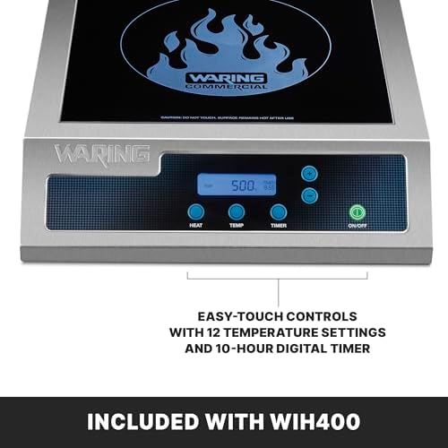 Waring Commercial Heavy-Duty Commercial Induction Range, 120V, 1800W
