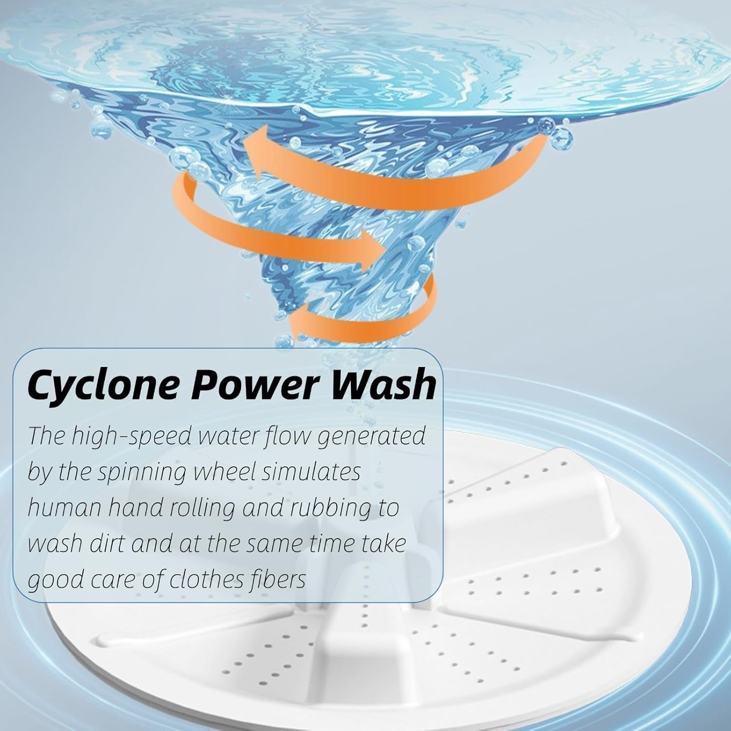 Portable Washing Machine 10L Foldable Mini Washer and Spin Dryer Deep Cleaning Compact Baby Clothes Underwear Washer for Apartment Dorm Camping RV Travel Portable Washers