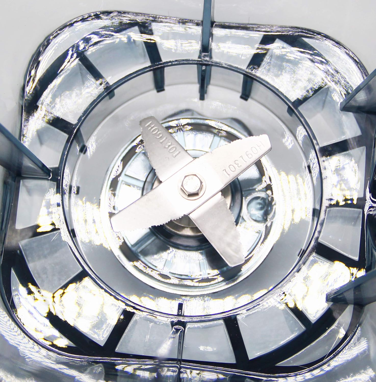 Huanyu 200 oz Commercial Blender Large Capacity Professional Multi-functional Mixer Crush Machine Speed Adjustable Max.57000 RPM for Soy Milk Vegetable Fruit Smoothie with Faucet