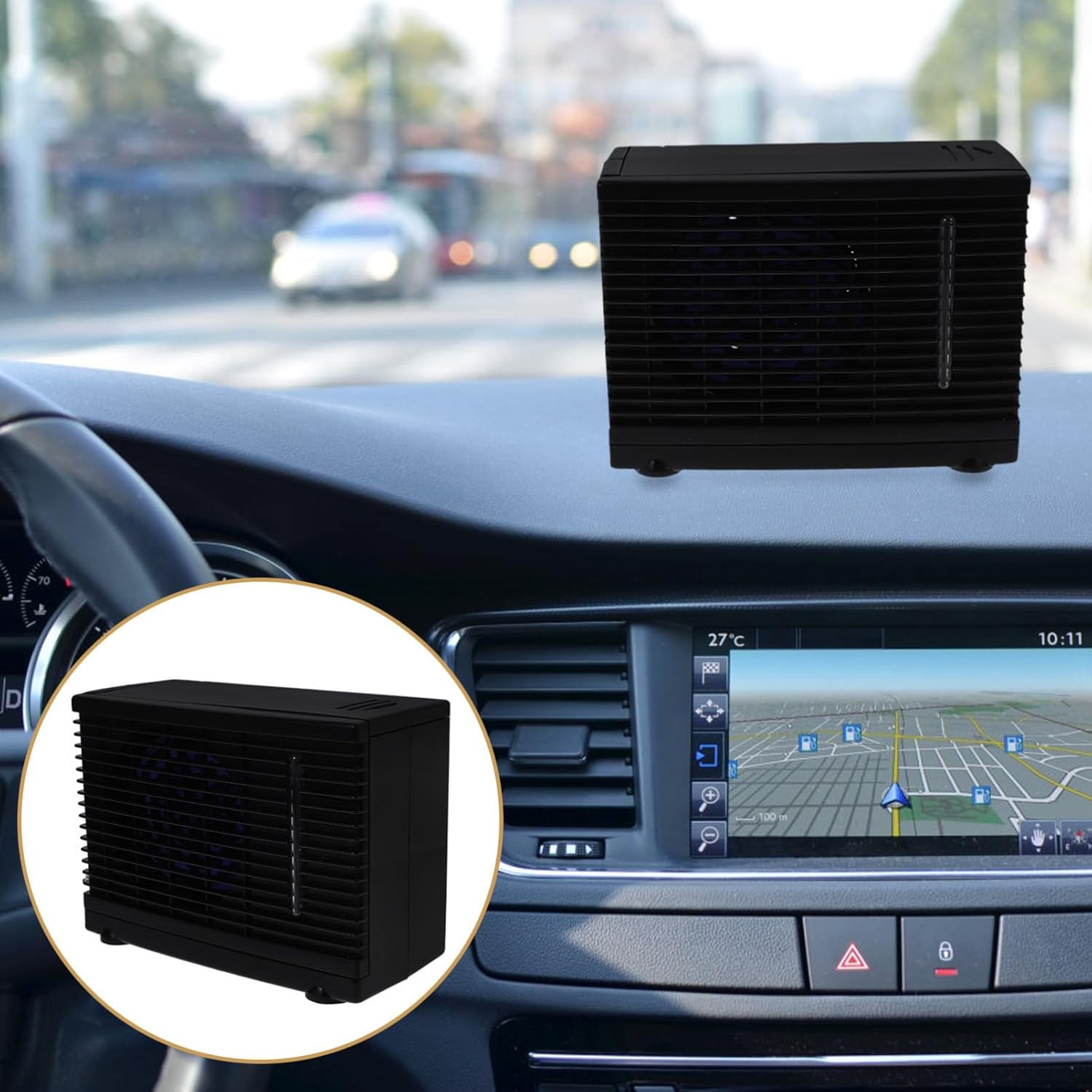 Mini Air Conditioner, 12v Air Conditioner Portable Small Unit Fan Air Conditioner Fan for Car Bedroom Office