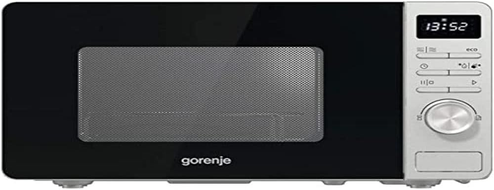 Gorenje MO 20 A4X Microwave oven with grill function, child lock, AquaClean, TouchControl, SmartDisplay, defrosting function, 11 automatic programs, 5 power levels and capacity of 20 L, stainless