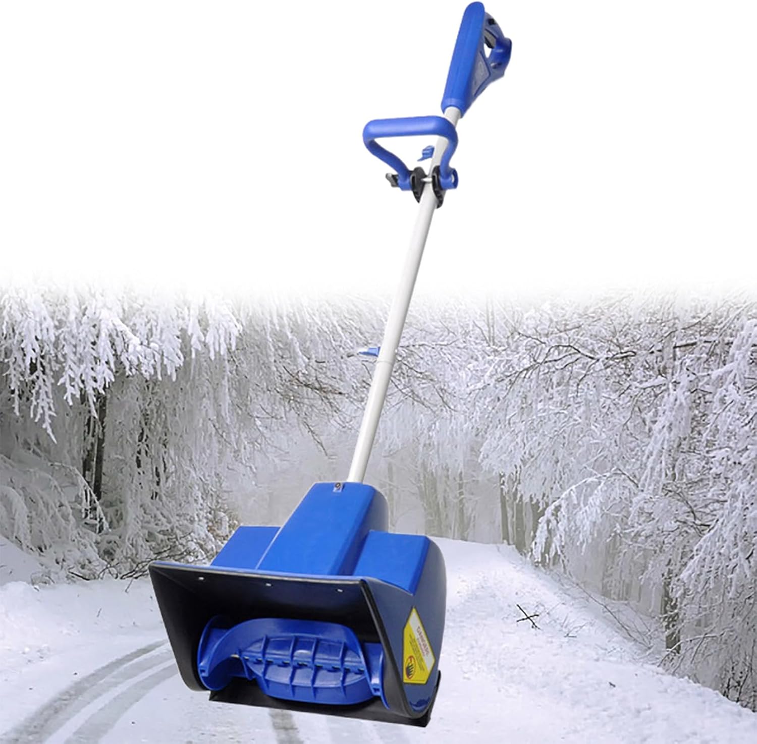 Cordless Snow Shovel Kit, 24V 28cm, with 2 Battery + Charger, Cordless Snow Blower, for Driveway, Patio, and Deck Clearing