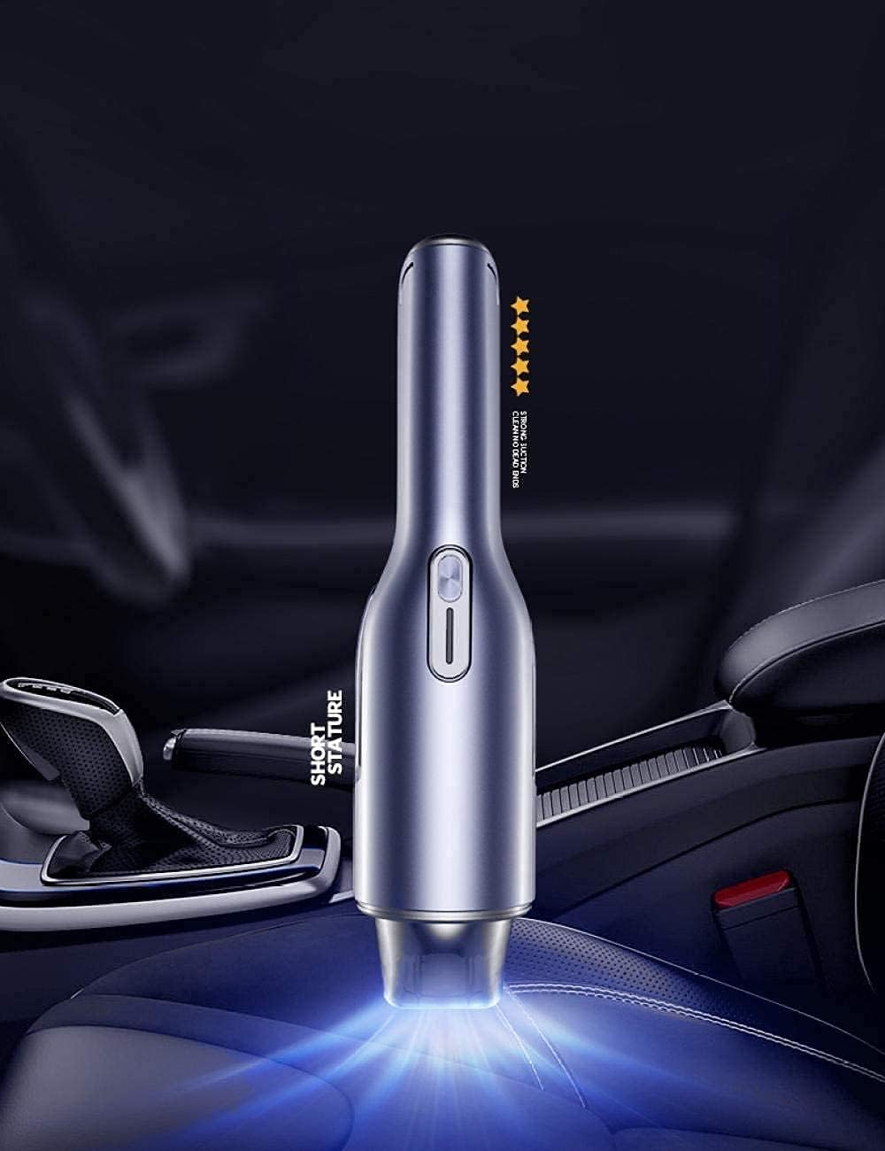 Vacuum Cleaner Handheld High r Car Vacuum Cleaner 120W Truck Car Vacuum Sweeper Wet and Dry Handheld Car Dust Catcher Portable Handheld with Carry (Cordless)