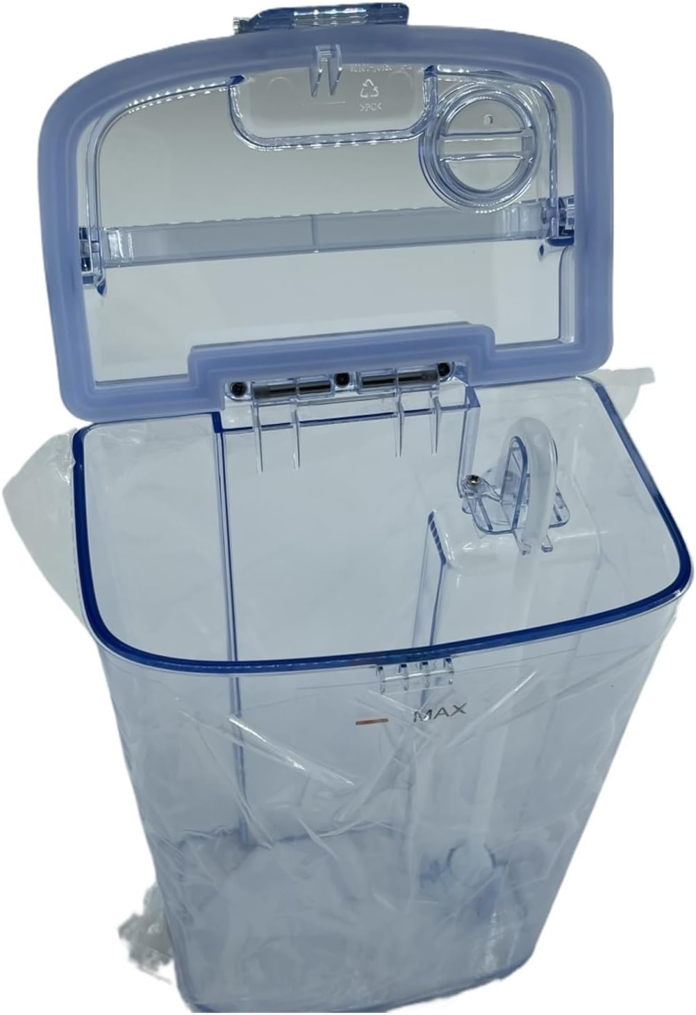 Compatible for Roidmi EVA，After-Sales Cleaning Robot Vacuum Cleaner Parts， Cleaning Water Tank and Dirty Water Tank Accessories(White)