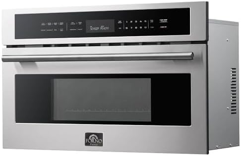 FORNO Oliena 30″ 1750 Watt Compact Oven & 1000 Watt Microwave, 1.6 cu. ft