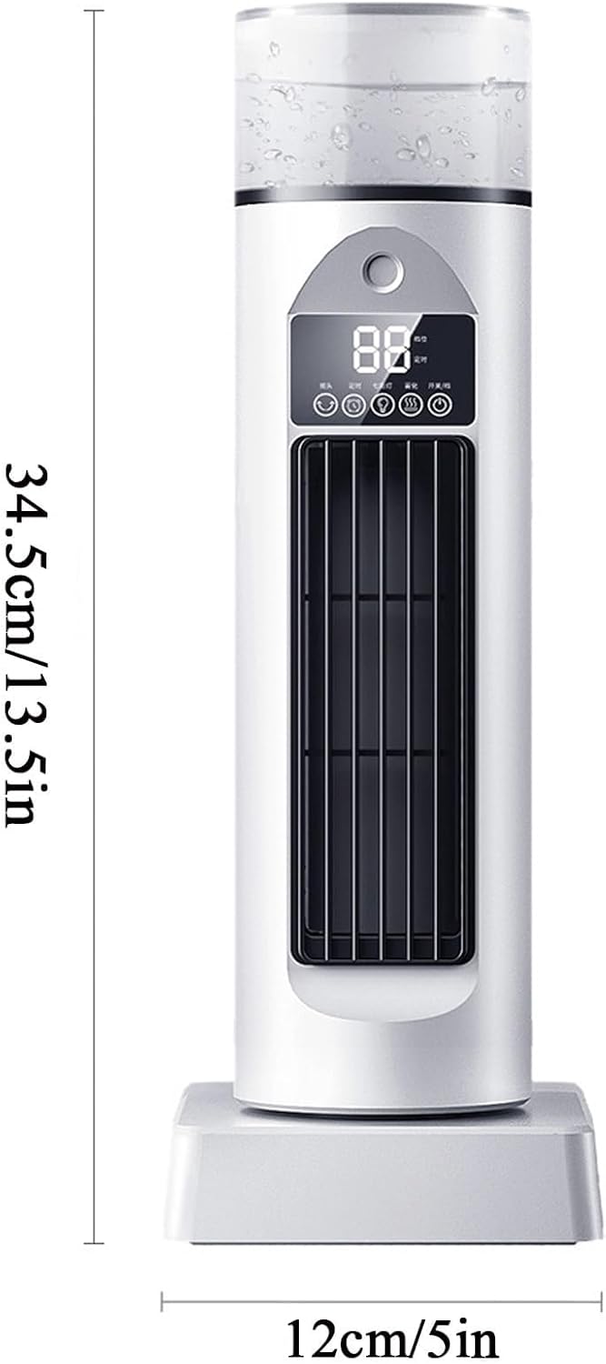 Portable Air Conditioner, Evaporative Air Cooler With Remote, 6 Higher Speeds With 150ml Water Tank, For Desk, Home, Bed And Living Room(B)