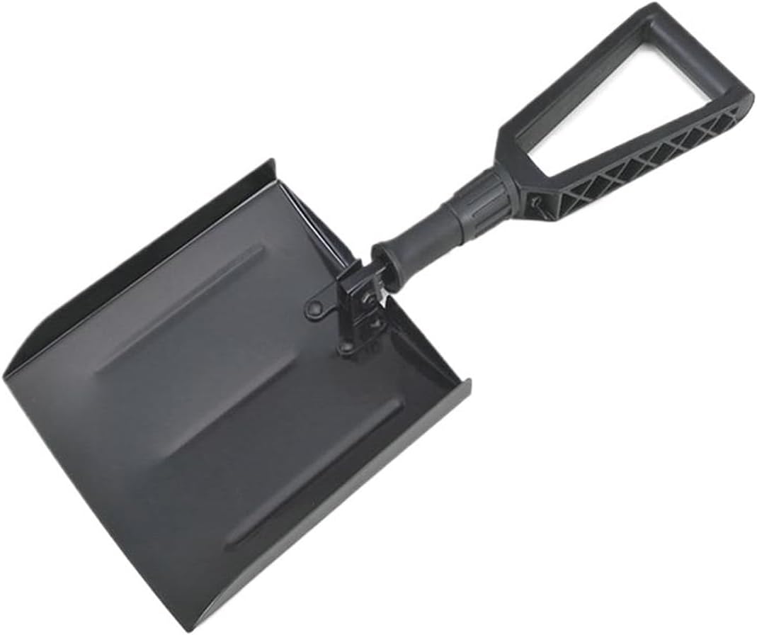 1pcs Portable Snow Shovel Aluminum Alloy Ice Shovel Winter Driveway Snow Remover Tool Outdoor Camping Garden Folding Shovel