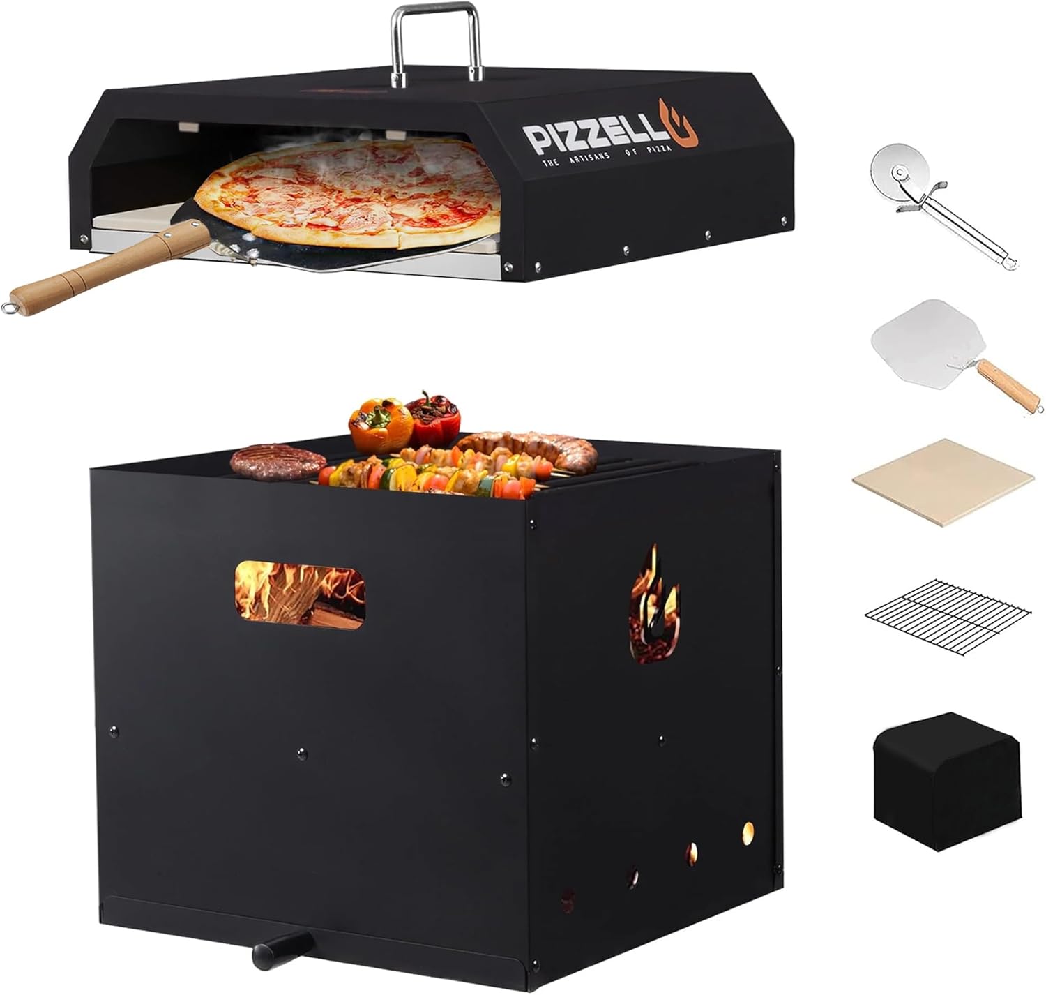 PIZZELLO 4-in-1 Outdoor Pizza Oven 16