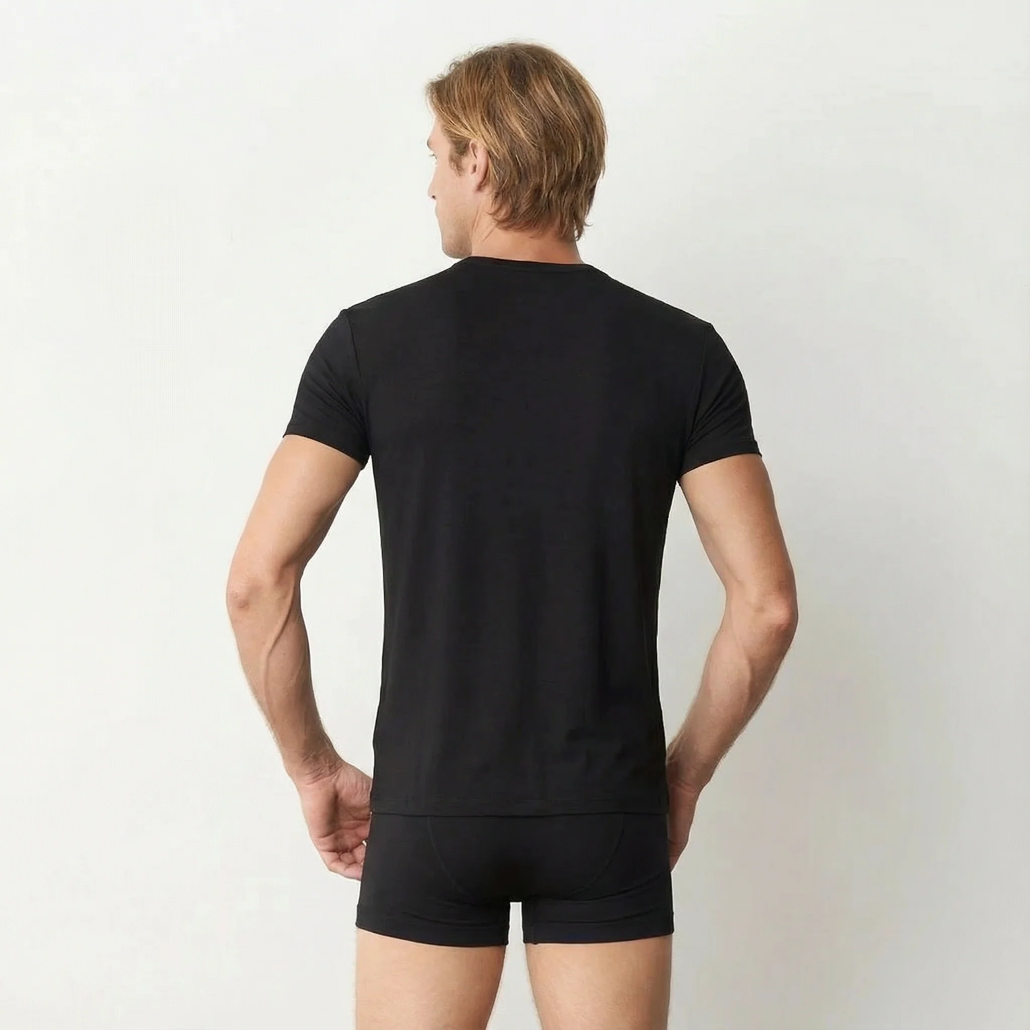 4 Pack Silktouch TENCEL™ Modal Air V Neck Tee