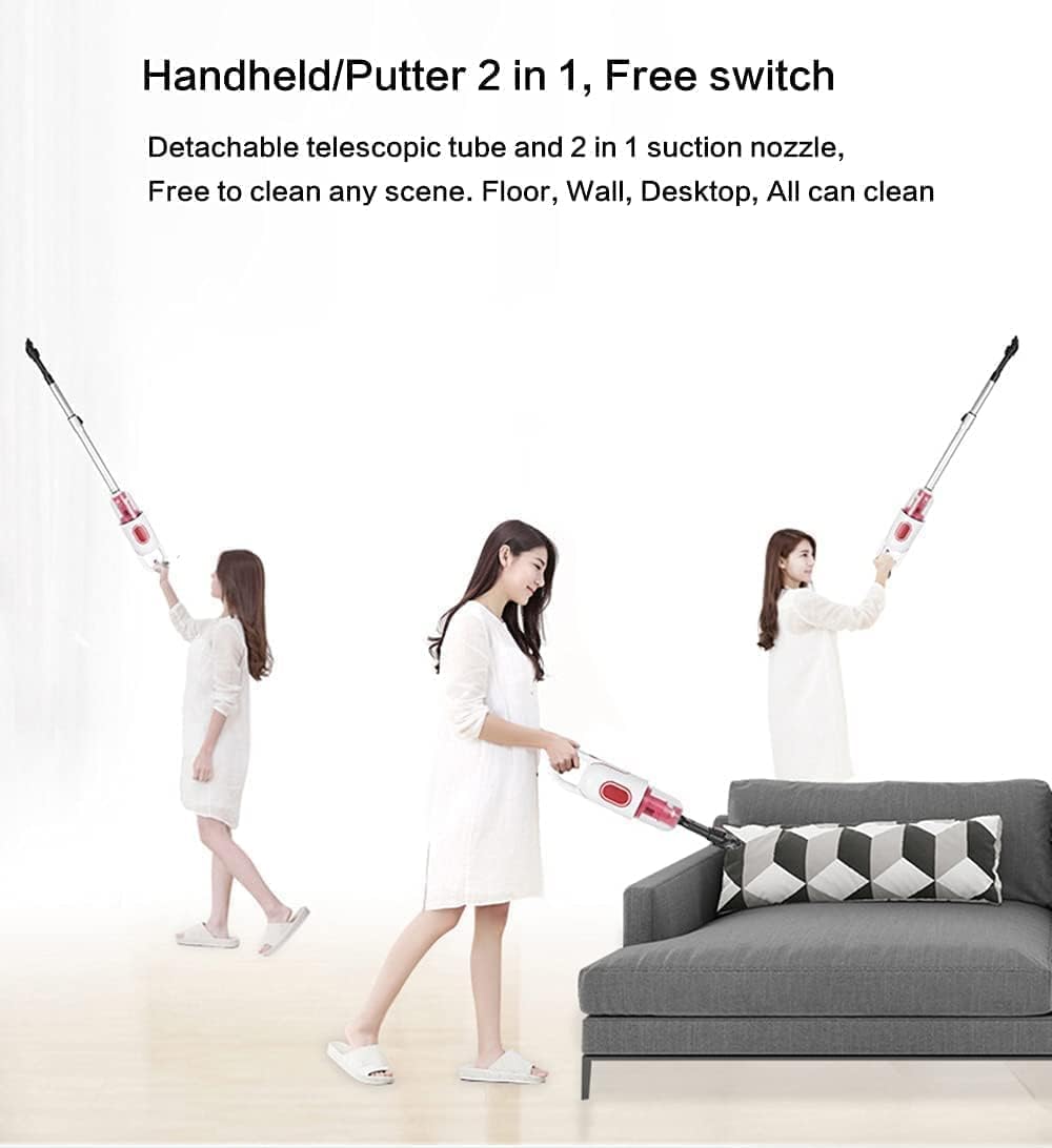 Handheld Vacuum Clean,Upright Vacuum Cleaner Quiet Stick Vacuum Cleaner Light Weight, 12000 pa Powerful Suction Handheld Corded Upright Vacuum Cleaner with HEPA Filter, 700W Hi Power Motor Stick Vacuu