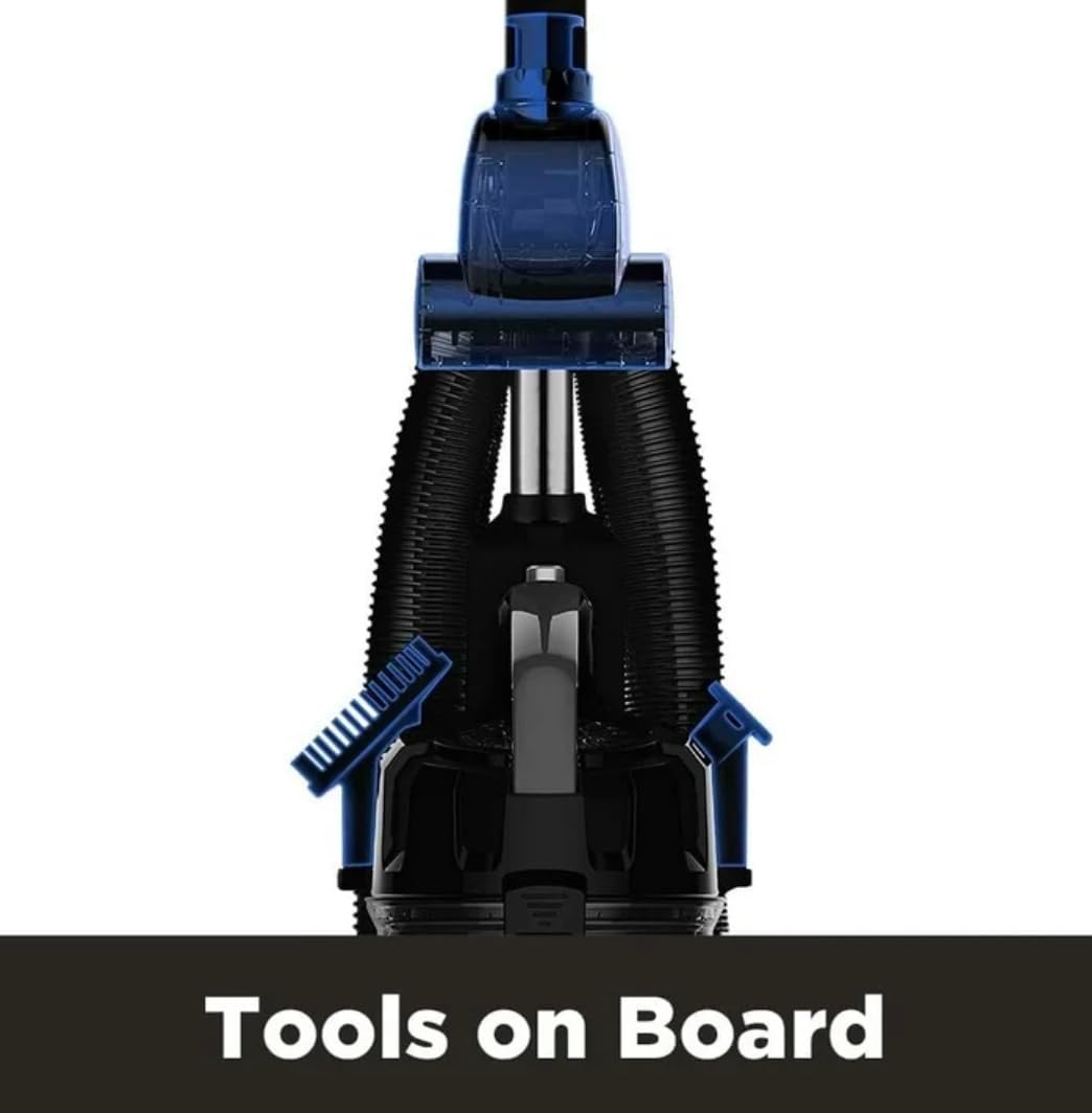 Eurecka Power Lightweight Powerful Upright Vacuum Cleaner for Carpet and Hard Floor, Pet Turbo, Black,Yellow