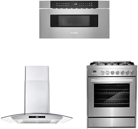 COSMO 3-Piece Kitchen Appliance Packages, 30