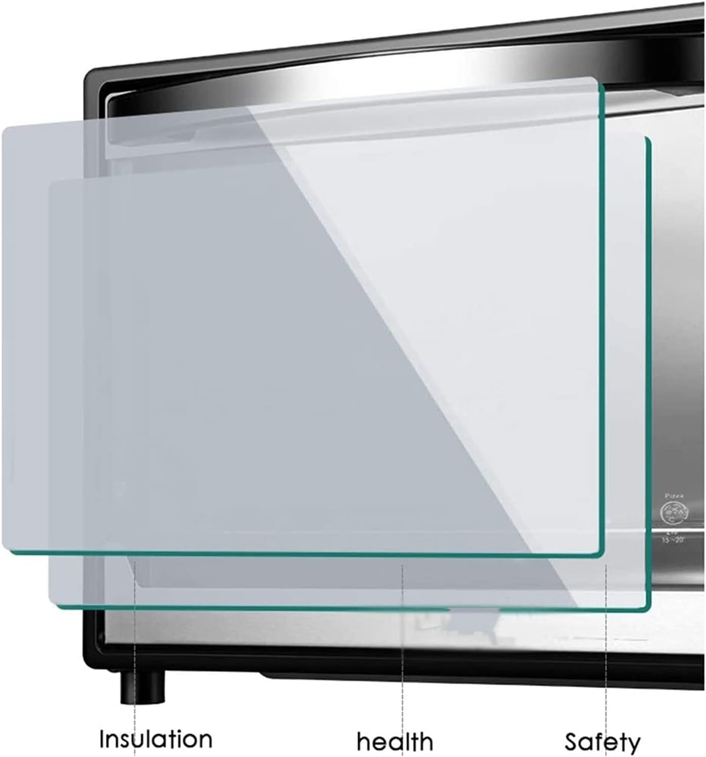 Bake Oven, Countertop Convection Toaster Oven With Upper and Lower Heat Control, Hot Air Fan For Cake, Ferment, Dehydrate Fruit, Roast, Rotisserie