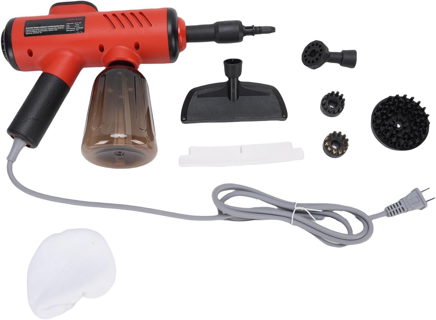 TOPINCN Handheld Steam Cleaner, High Temperature Pressurized Steamer Machine with Brush Heads and Digital Display, Compact and Lightweight, Suitablefor Home Travel Use