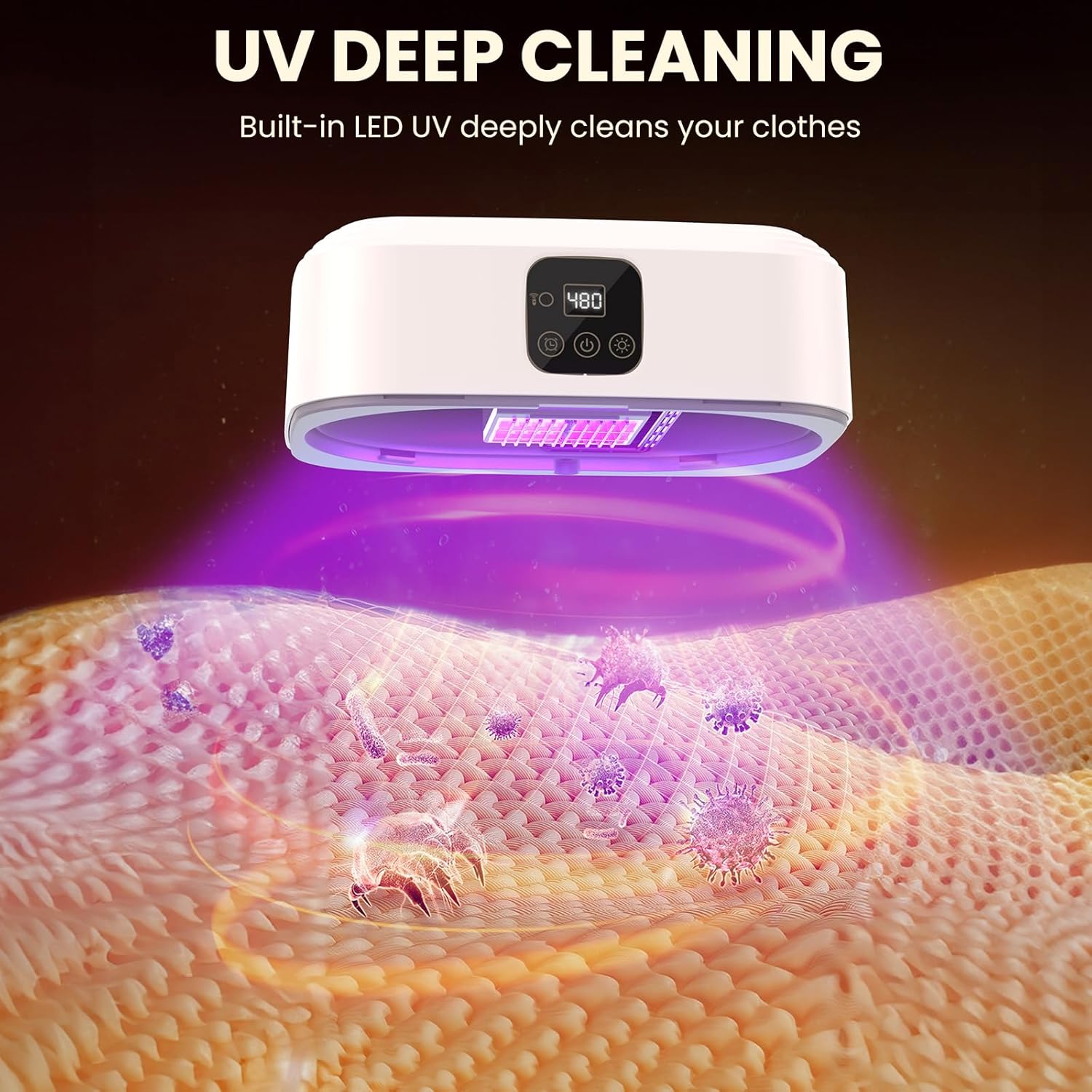 Portable Clothes Dryer, Mini Clothes Dryer, Electric Clothes Dryer, Small Compact Foldable Quick Dryer with Adjustable Timer for Apartment, RV, Travel, Home, Dorms, Includes Dry Bag and Remote Control